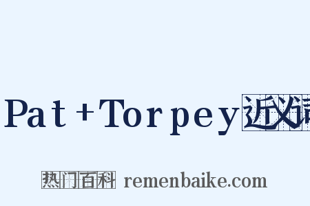 Pat+Torpey近义词是什么意思的图片